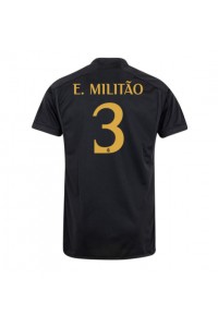 Real Madrid Eder Militao #3 Jalkapallovaatteet Kolmaspaita 2023-24 Lyhythihainen